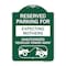 Signmission Reserved Parking for Expecting Mothers Unauthorized Vehicles Towed Away, A-DES-GW-1824-23104 A-DES-GW-1824-23104 - alternate 1